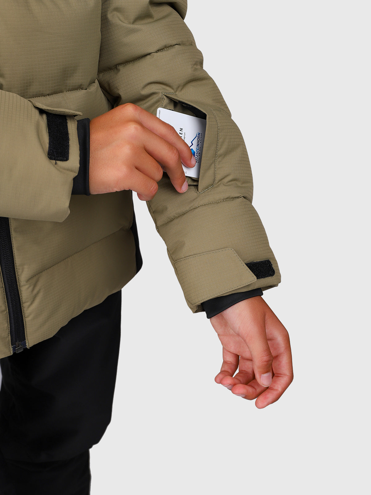 Stortany Boys Snow Jacket | Dusky Green