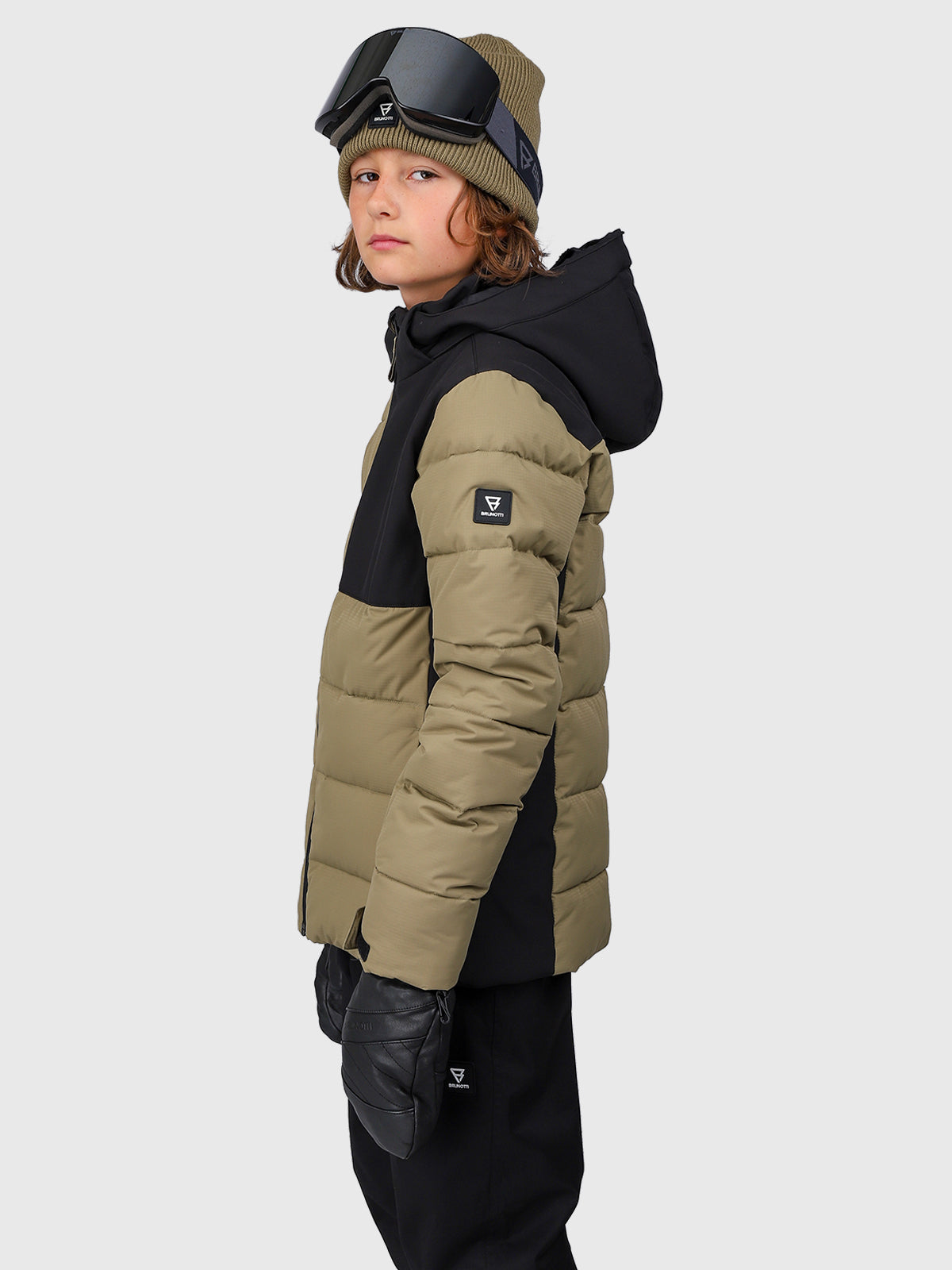 Stortany Boys Snow Jacket | Dusky Green