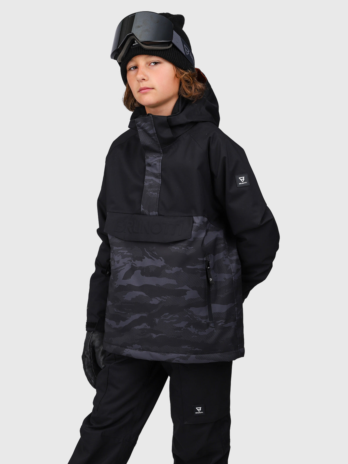 Keystowy Jongens Ski Jas | Zwart
