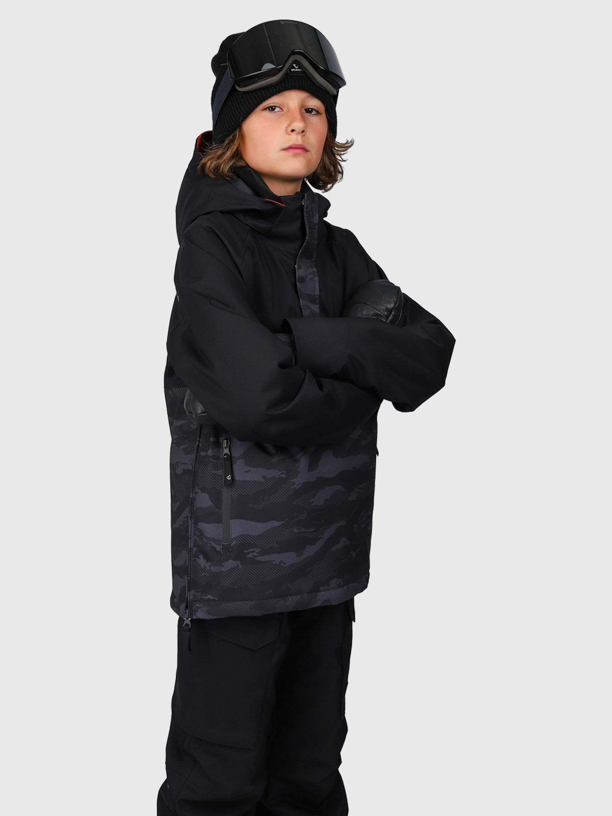 Keystowy Jongens Ski Jas | Zwart