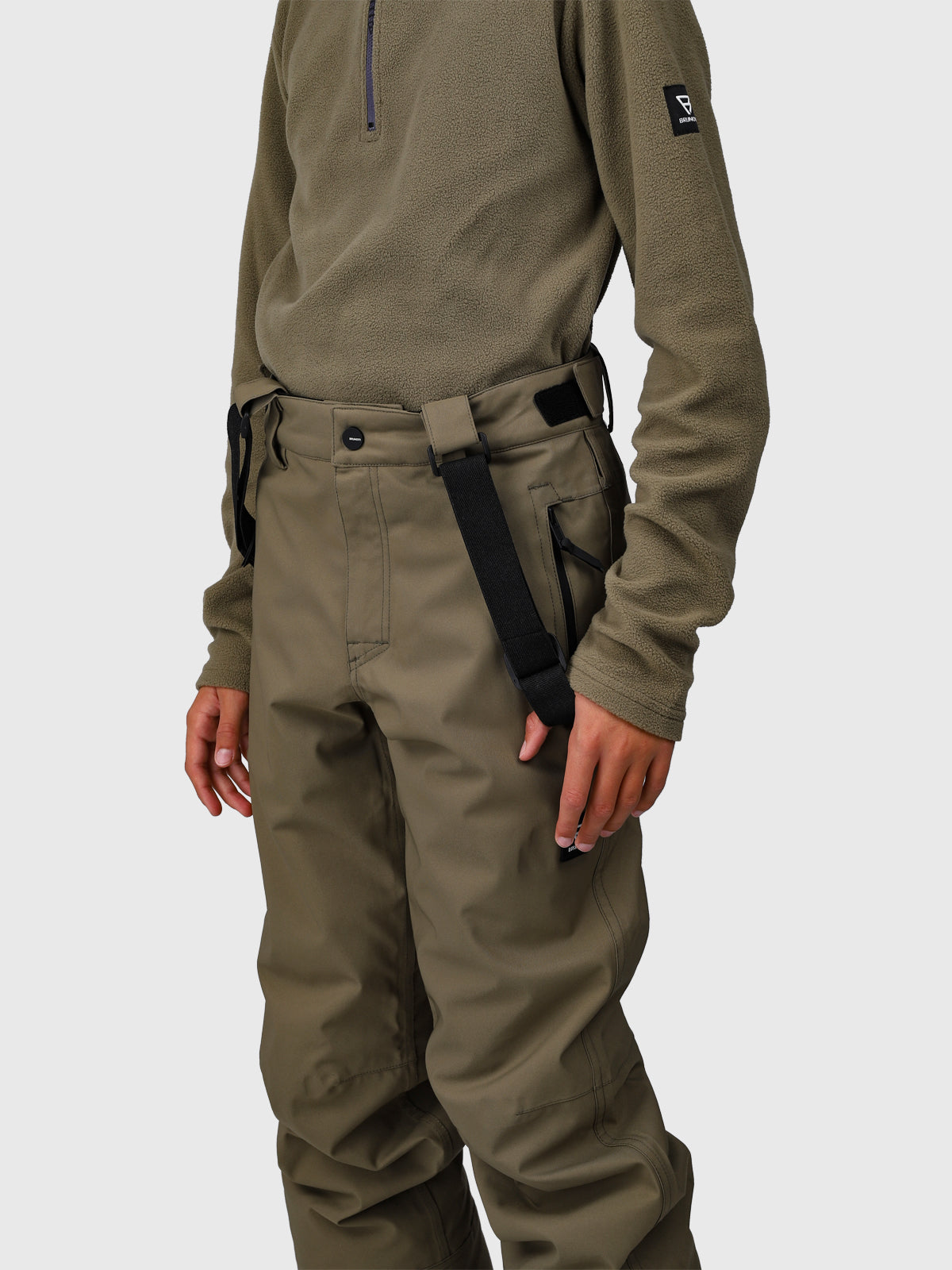 Footraily Boys Snow Pants | Dusky Green