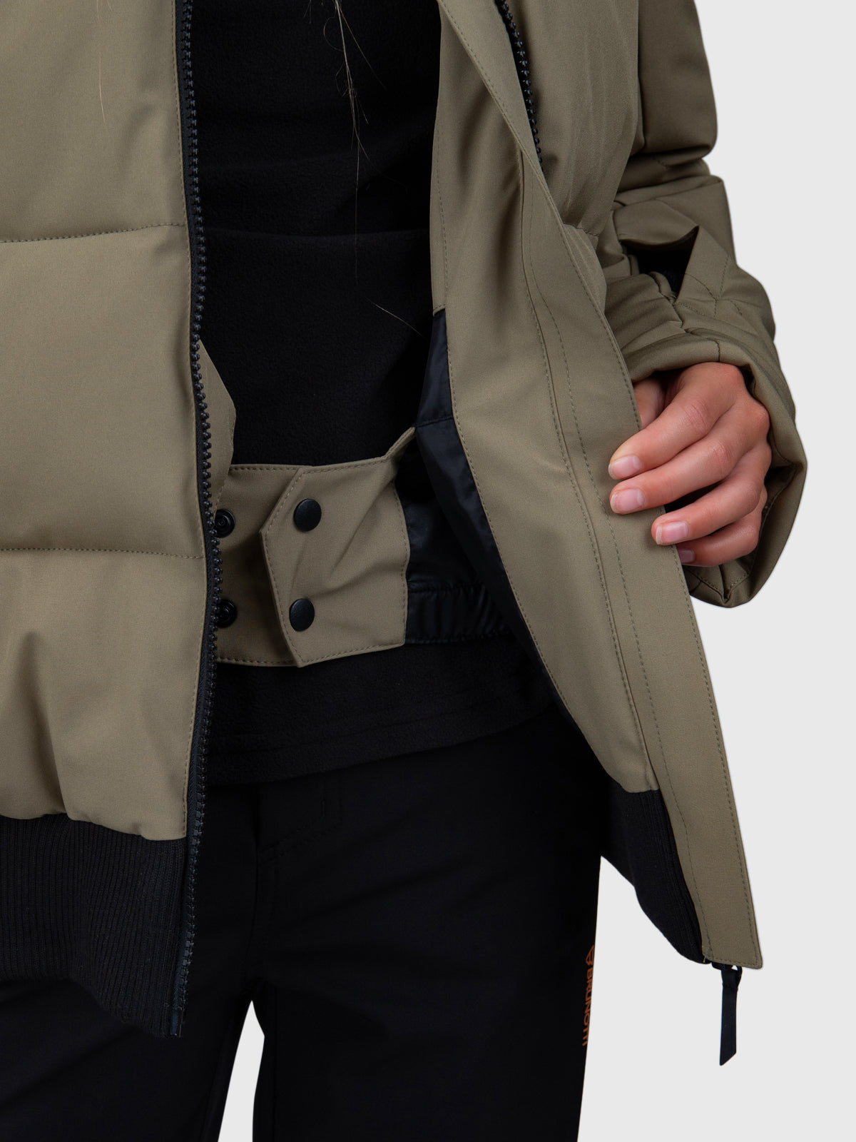 Suncrowny Girls Snow Jacket | Dusky Green