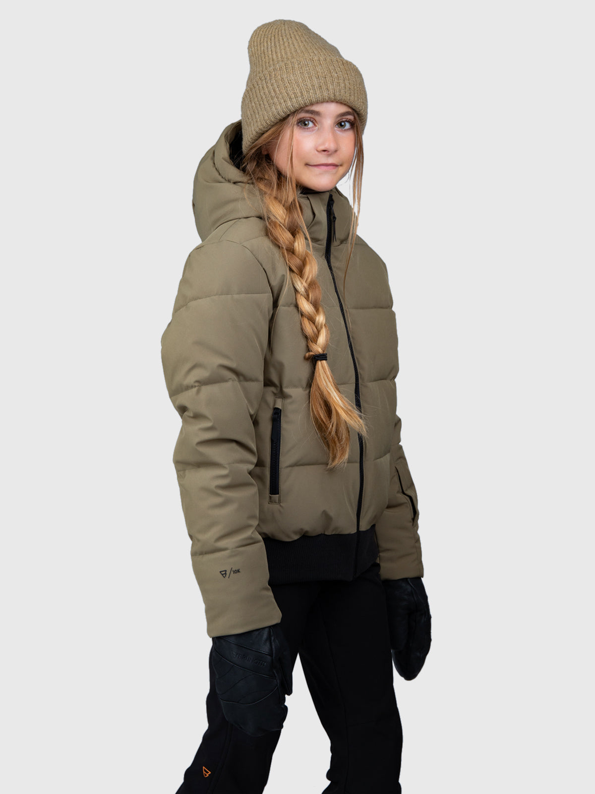 Suncrowny Girls Snow Jacket | Dusky Green