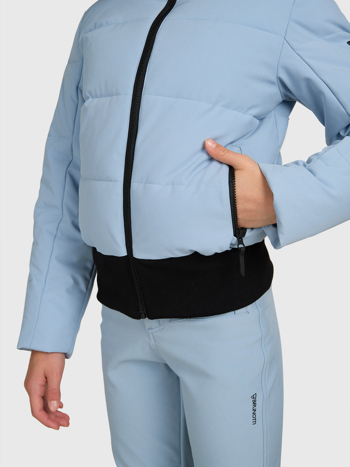 Suncrowny Girls Snow Jacket | Pale Blue