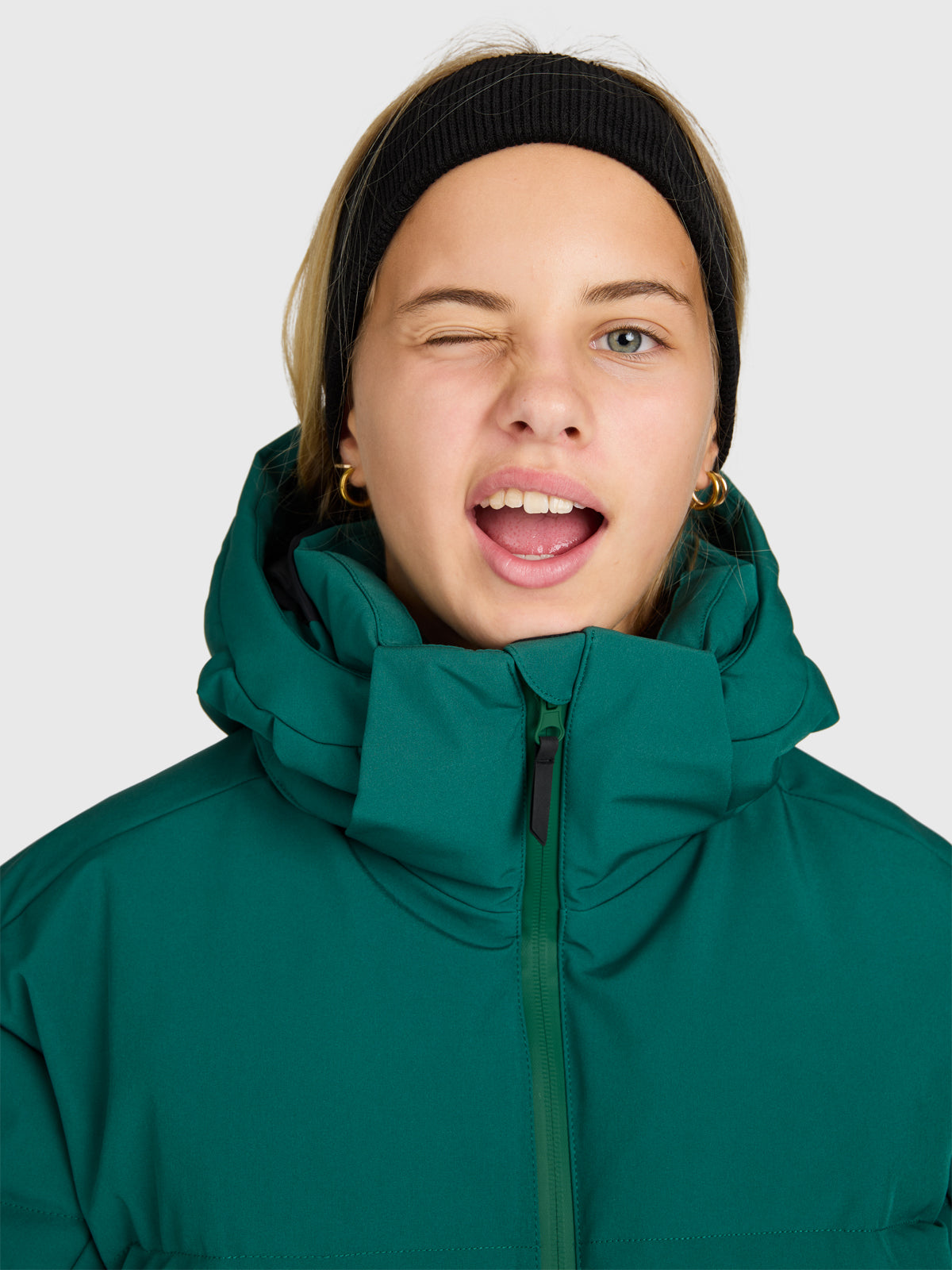 Fiasky Girls Snow Jacket | Hunter Green