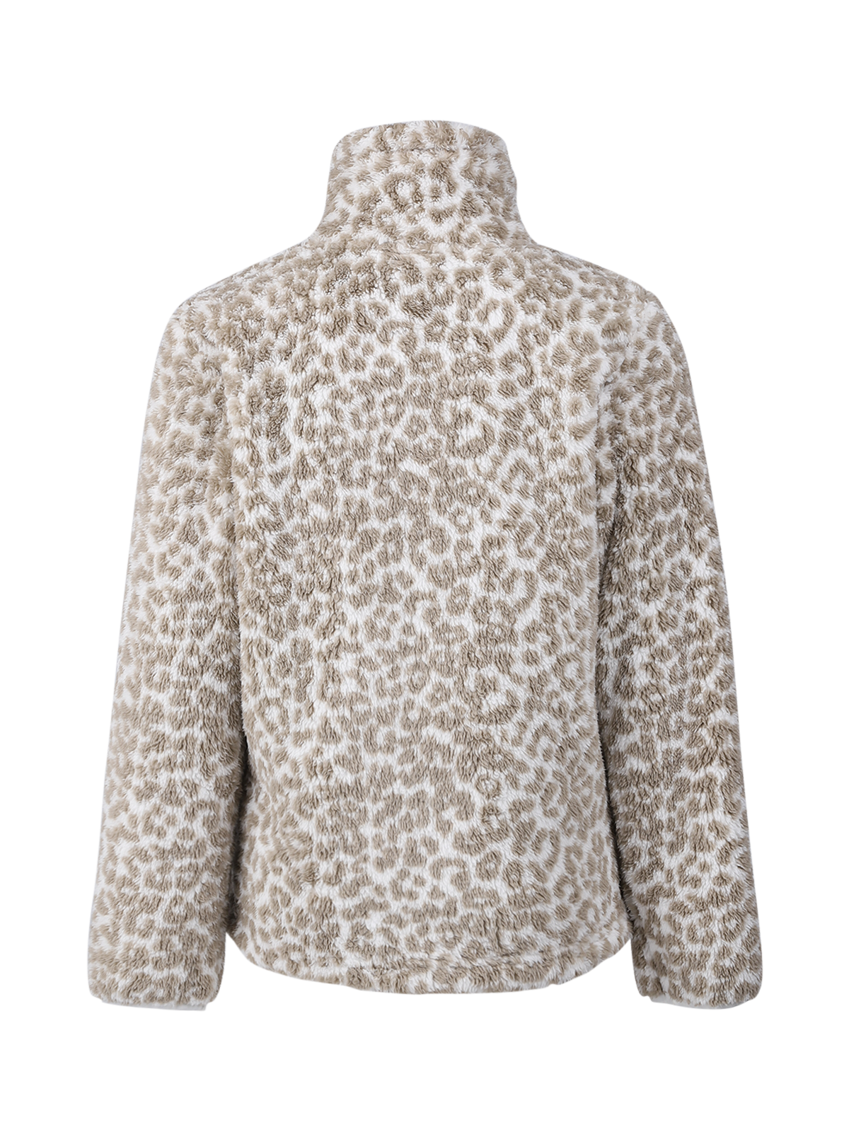 Kyoti-Print Girls Fleece | Leopard Snow