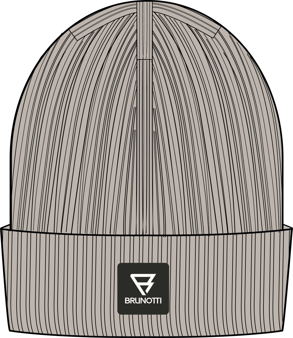 Brunazo Uni Beanie | Soft Grey