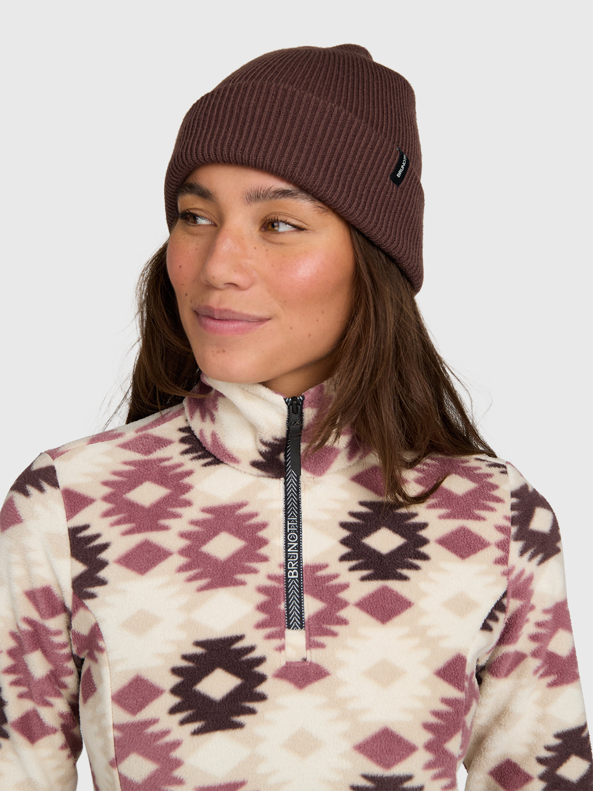 Brunazo Uni Beanie | Raisin