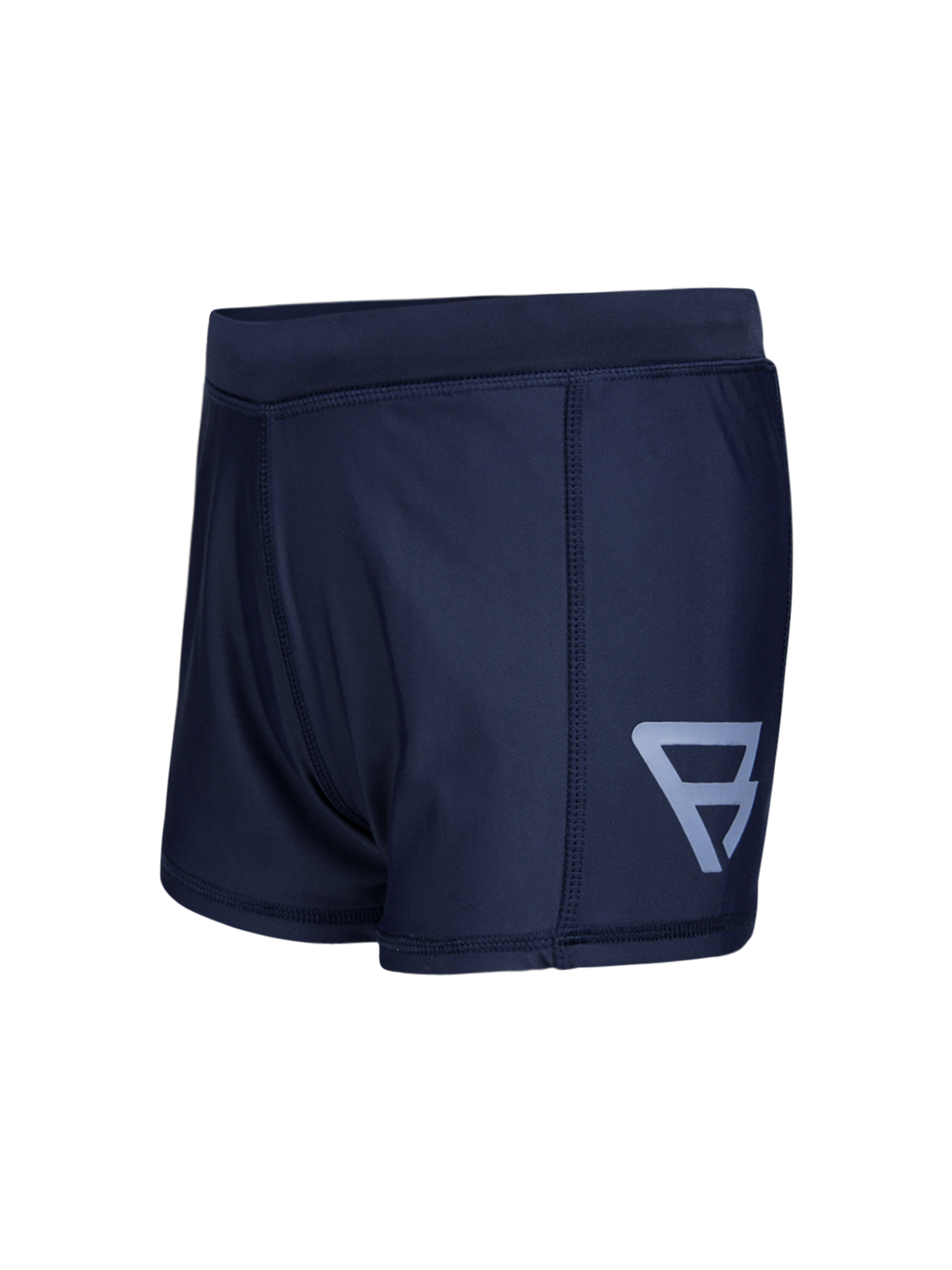 Samiery-Logo Boys Swim Trunks | Indigo Blue