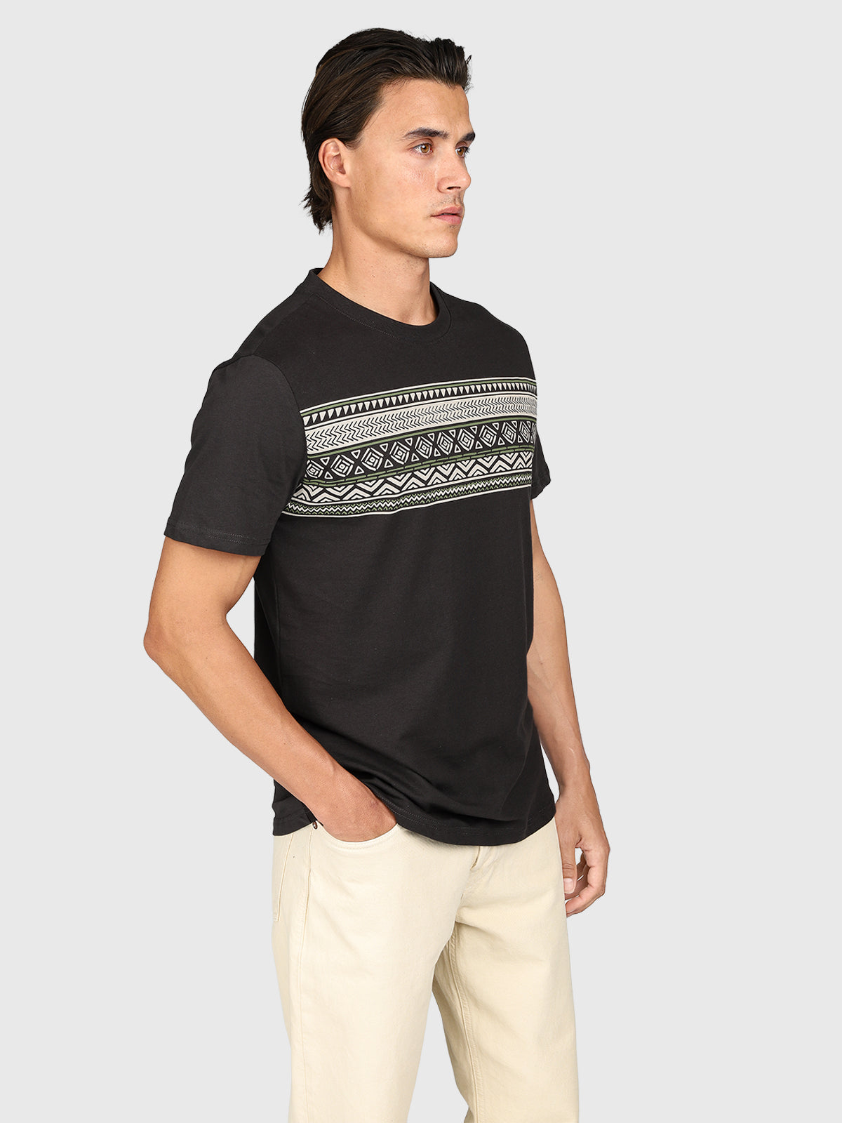 Aedeny Heren T-shirt | Pirate Black