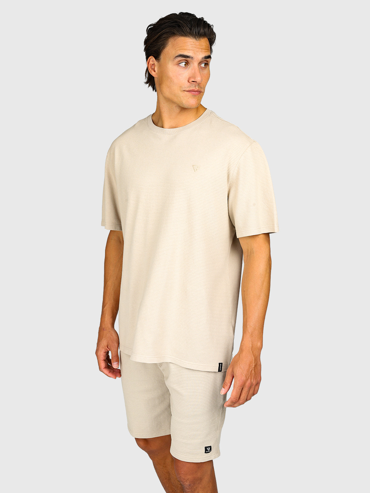 Dozan Men T-shirt | Feather Grey