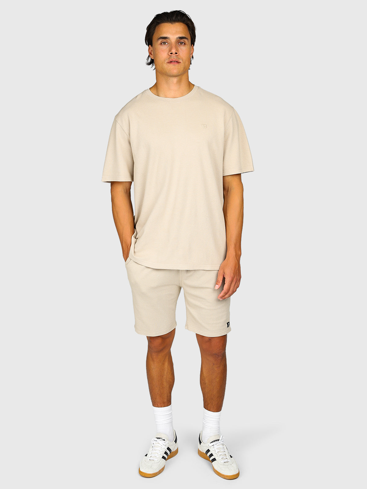 Dozan Men T-shirt | Feather Grey