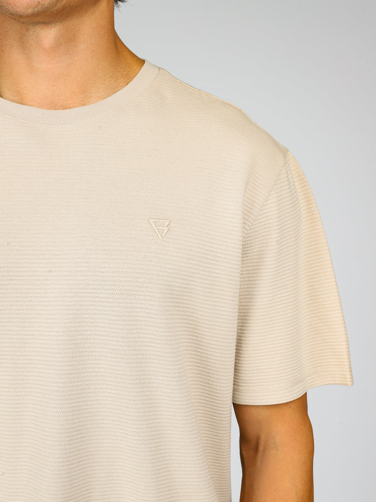 Dozan Men T-shirt | Feather Grey