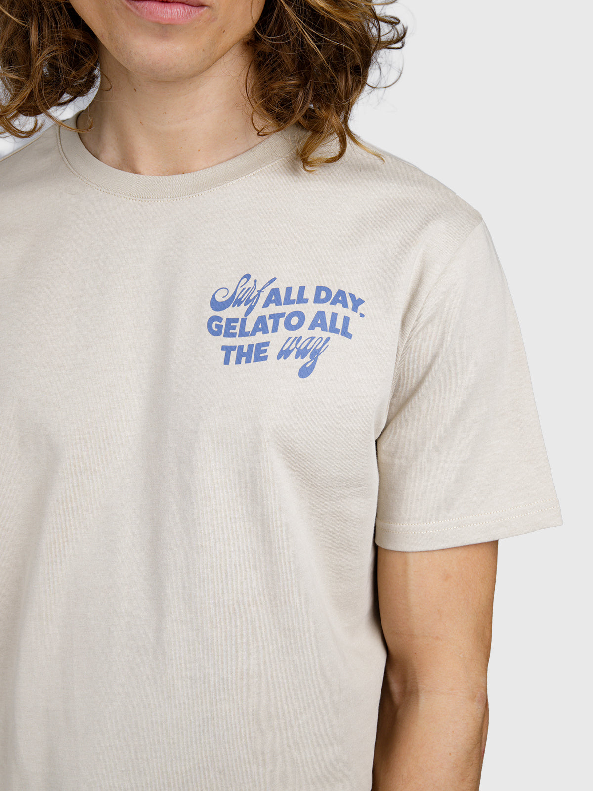 Ittalo Men T-shirt | Feather Grey