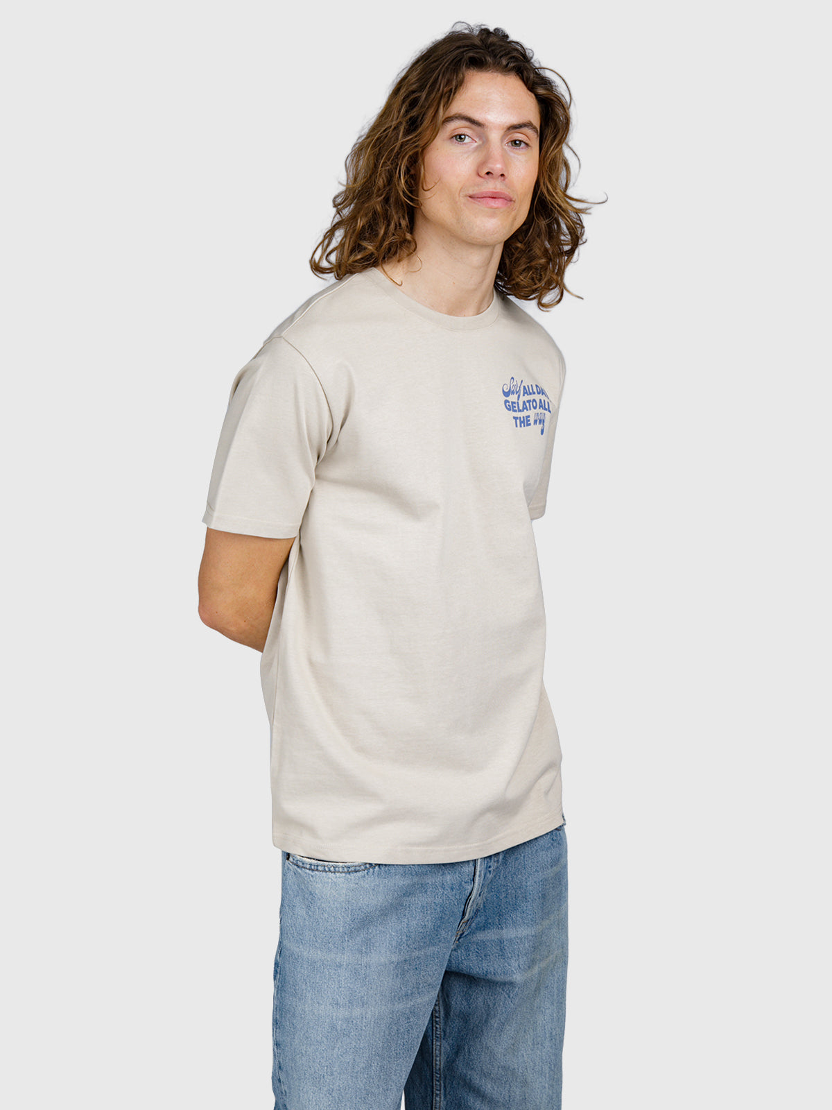 Ittalo Men T-shirt | Feather Grey