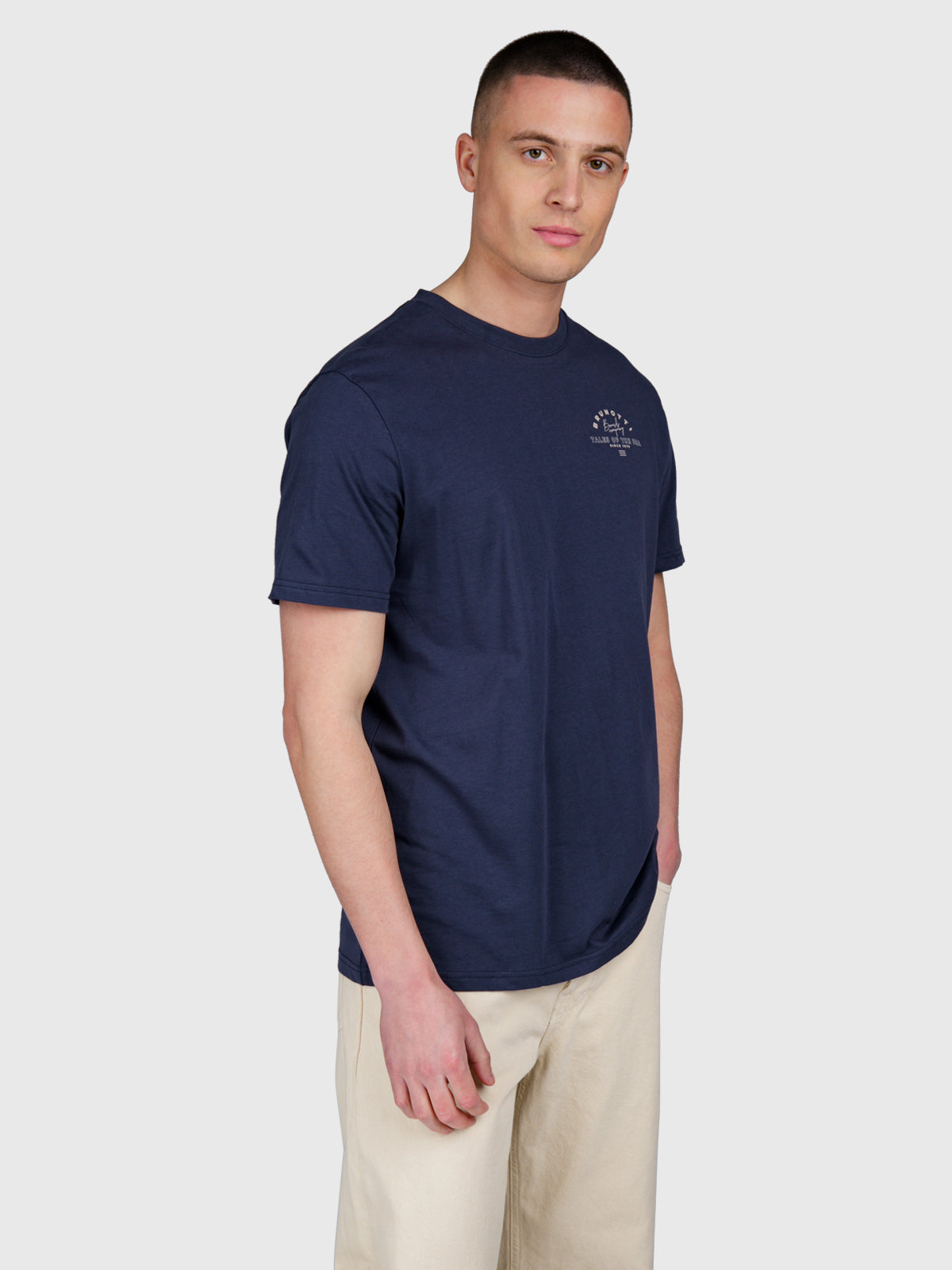 Janusai Men T-shirt | Indigo Blue