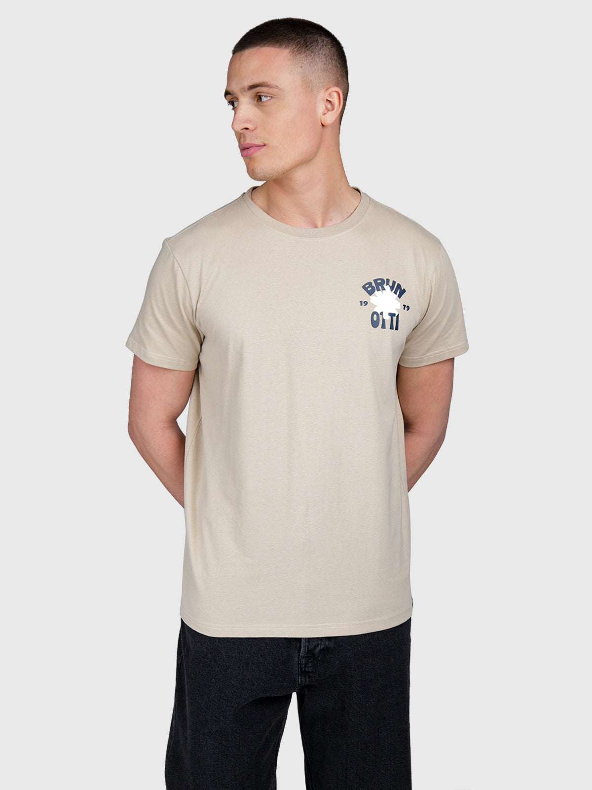Jondee Heren T-shirt | Feather Grey