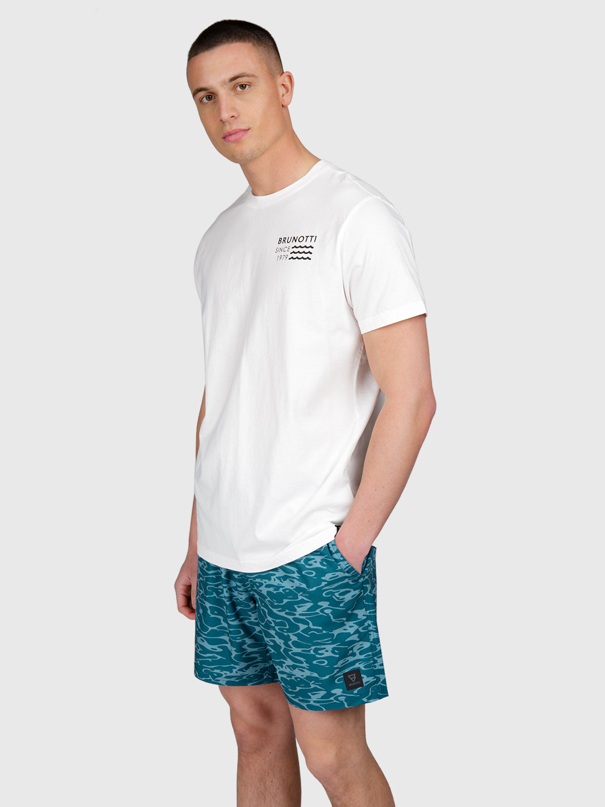 Mennolo Heren T-shirt | Snow