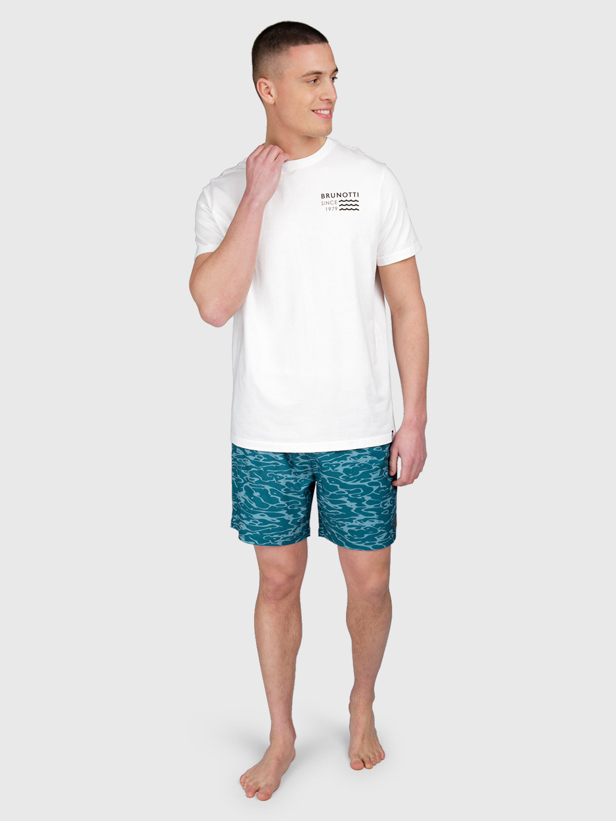 Mennolo Heren T-shirt | Snow