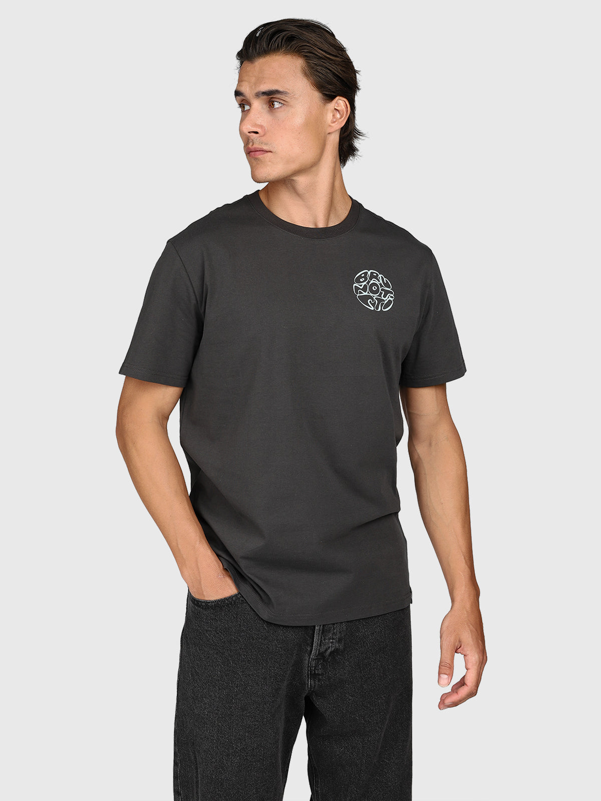 Sidley Men T-shirt | Pirate Black