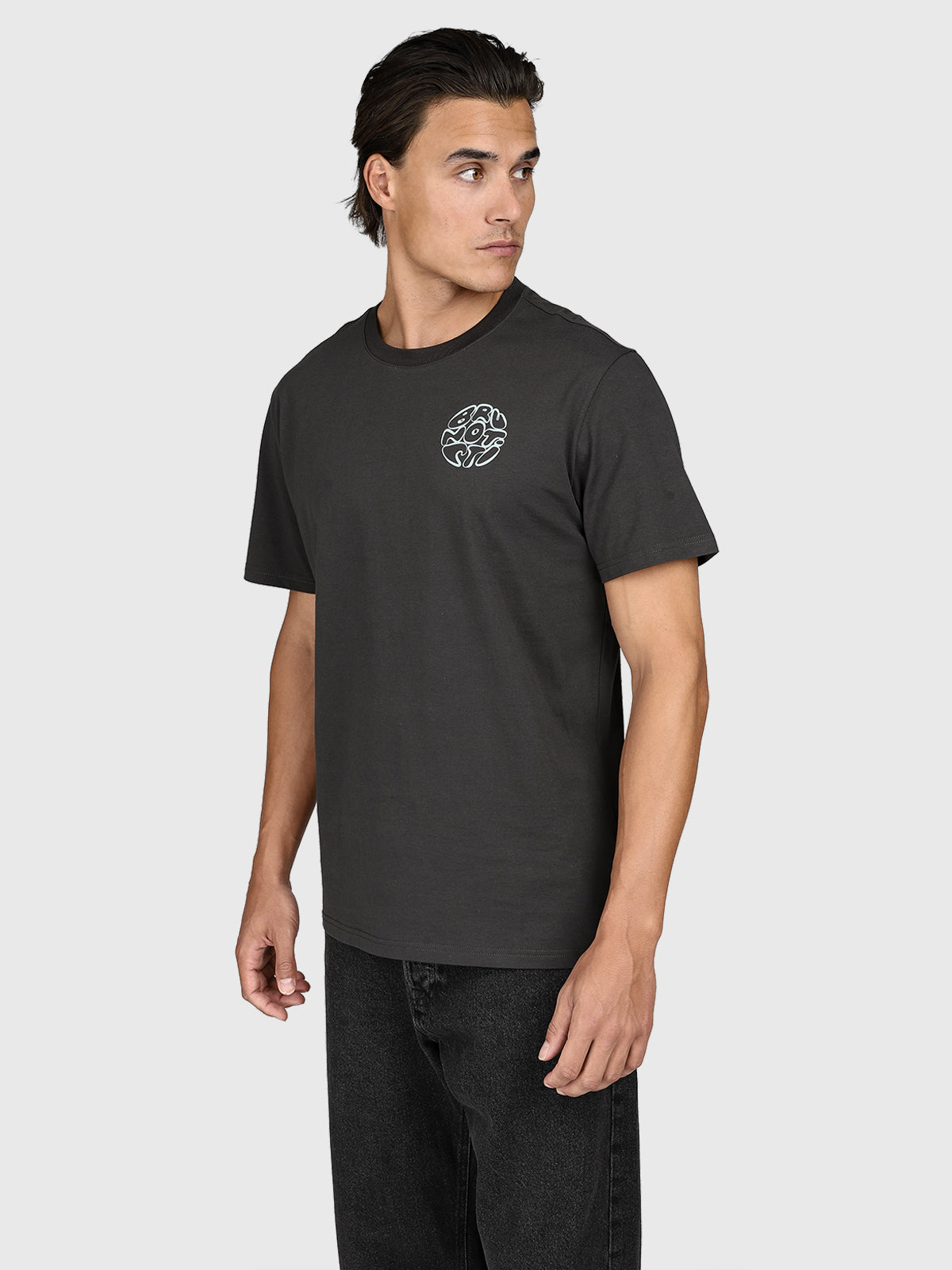 Sidley Men T-shirt | Pirate Black