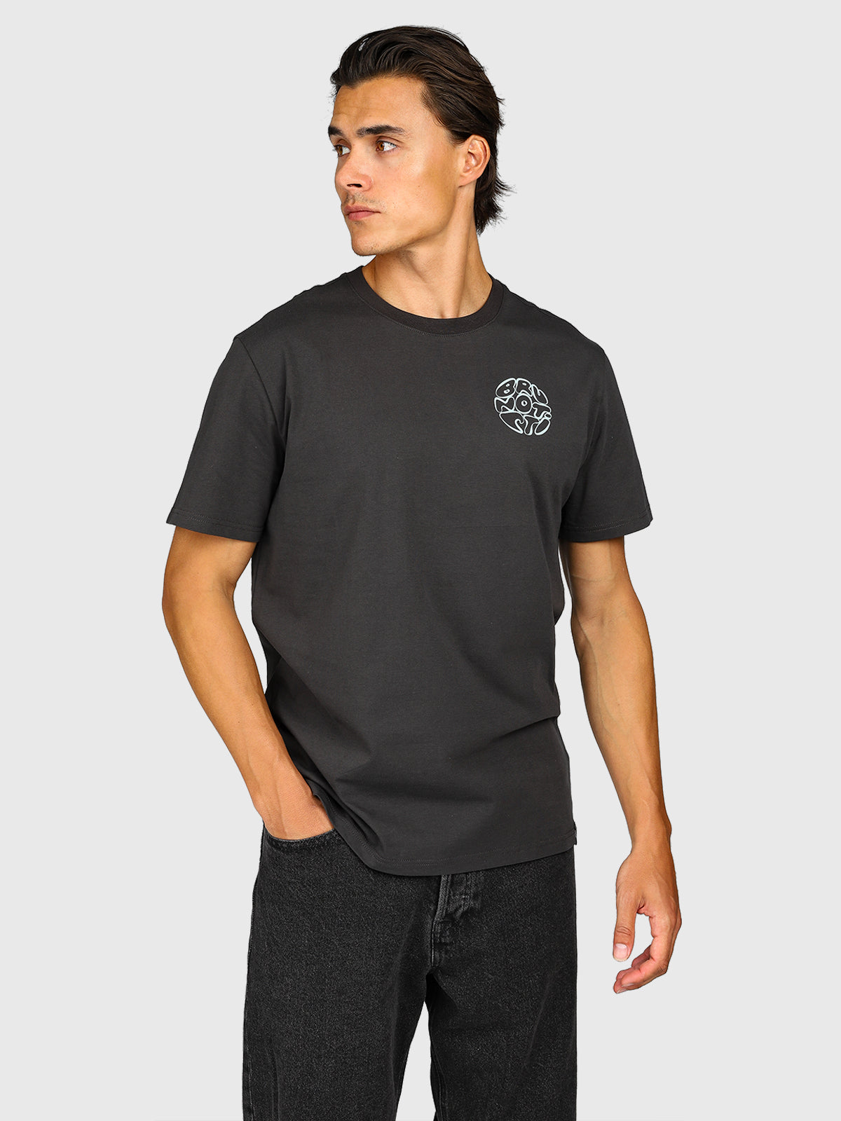Sidley Men T-shirt | Pirate Black