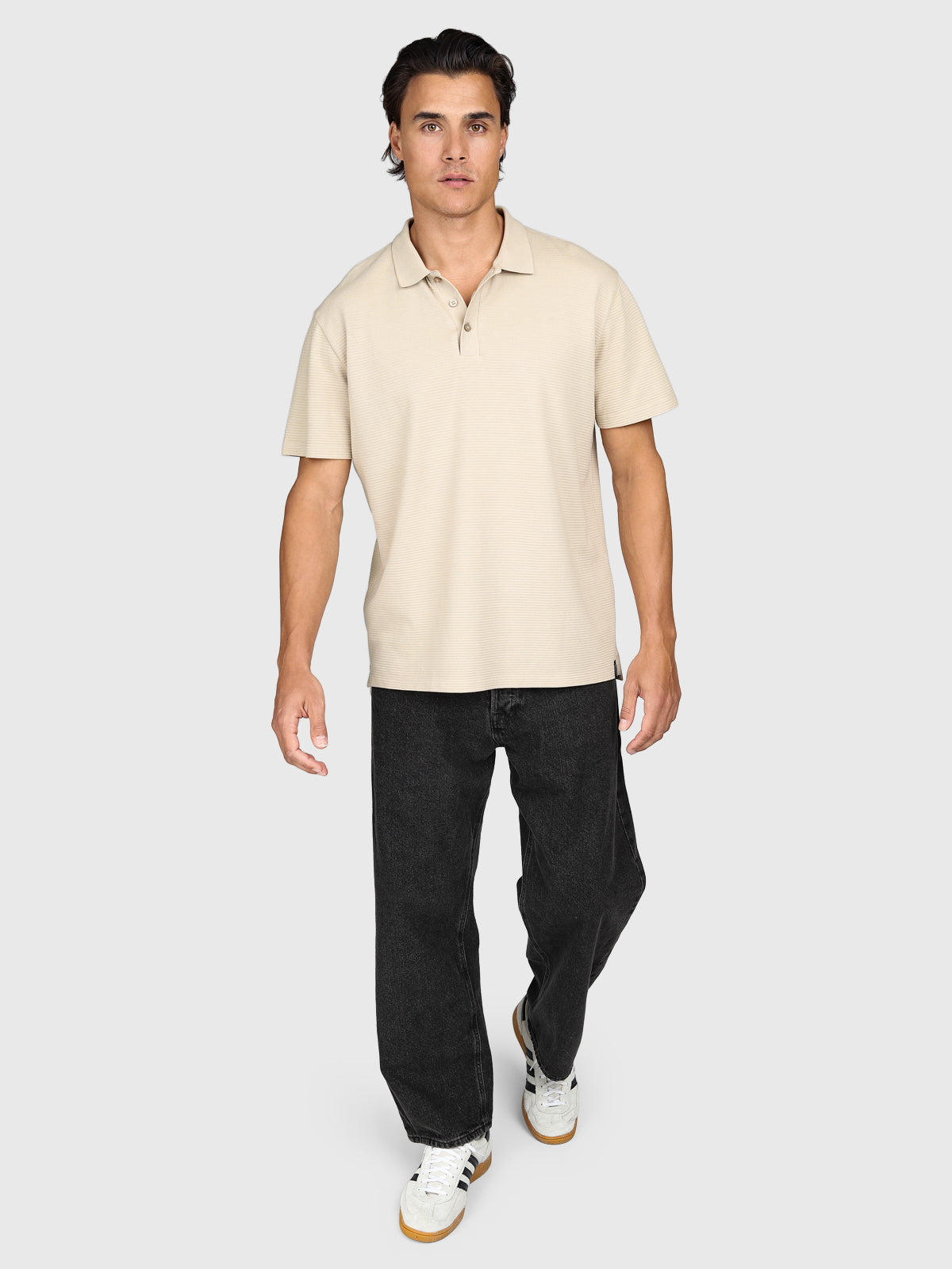 Domo Men Polo | Feather Grey