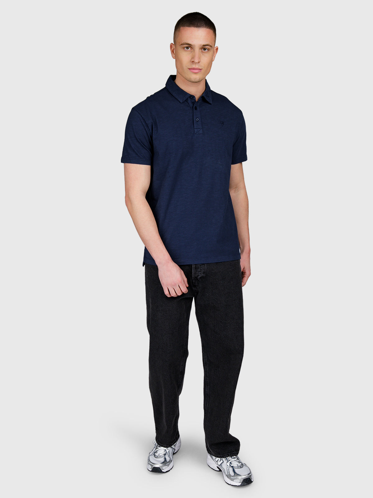 Palorai Herren Polo | Indigo Blue