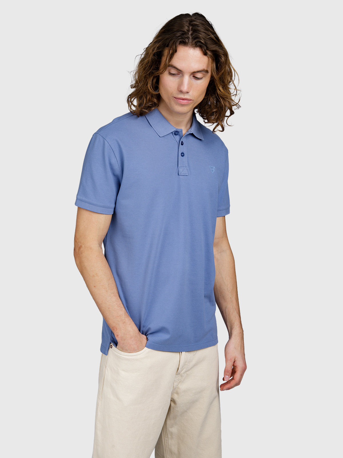 Tavico Herren Polo | Grayblue