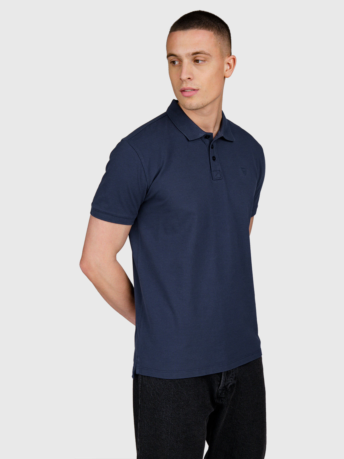 Tavico Herren Polo | Indigo Blue