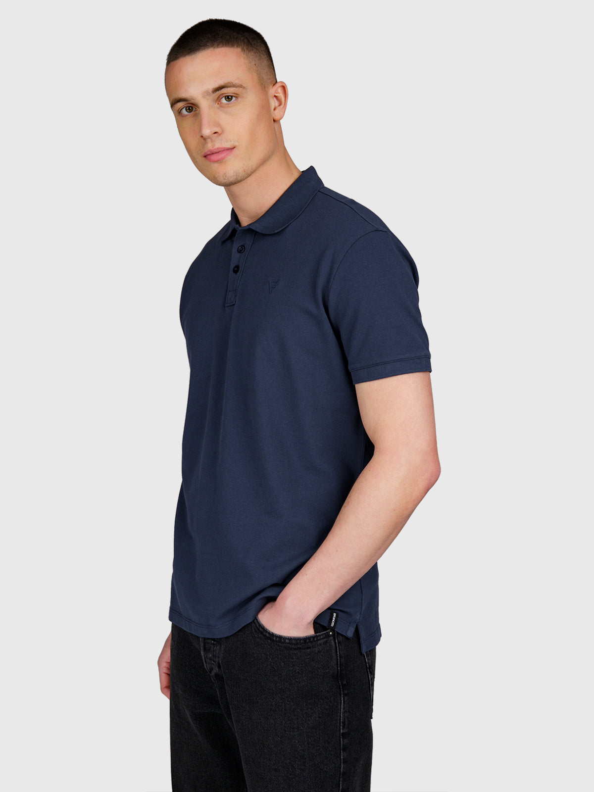 Tavico Herren Polo | Indigo Blue