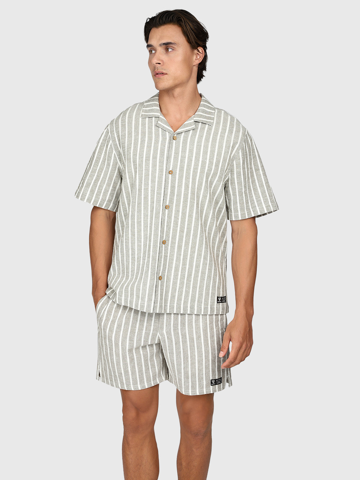 Sanni-Stripe Men Shirt | Snow