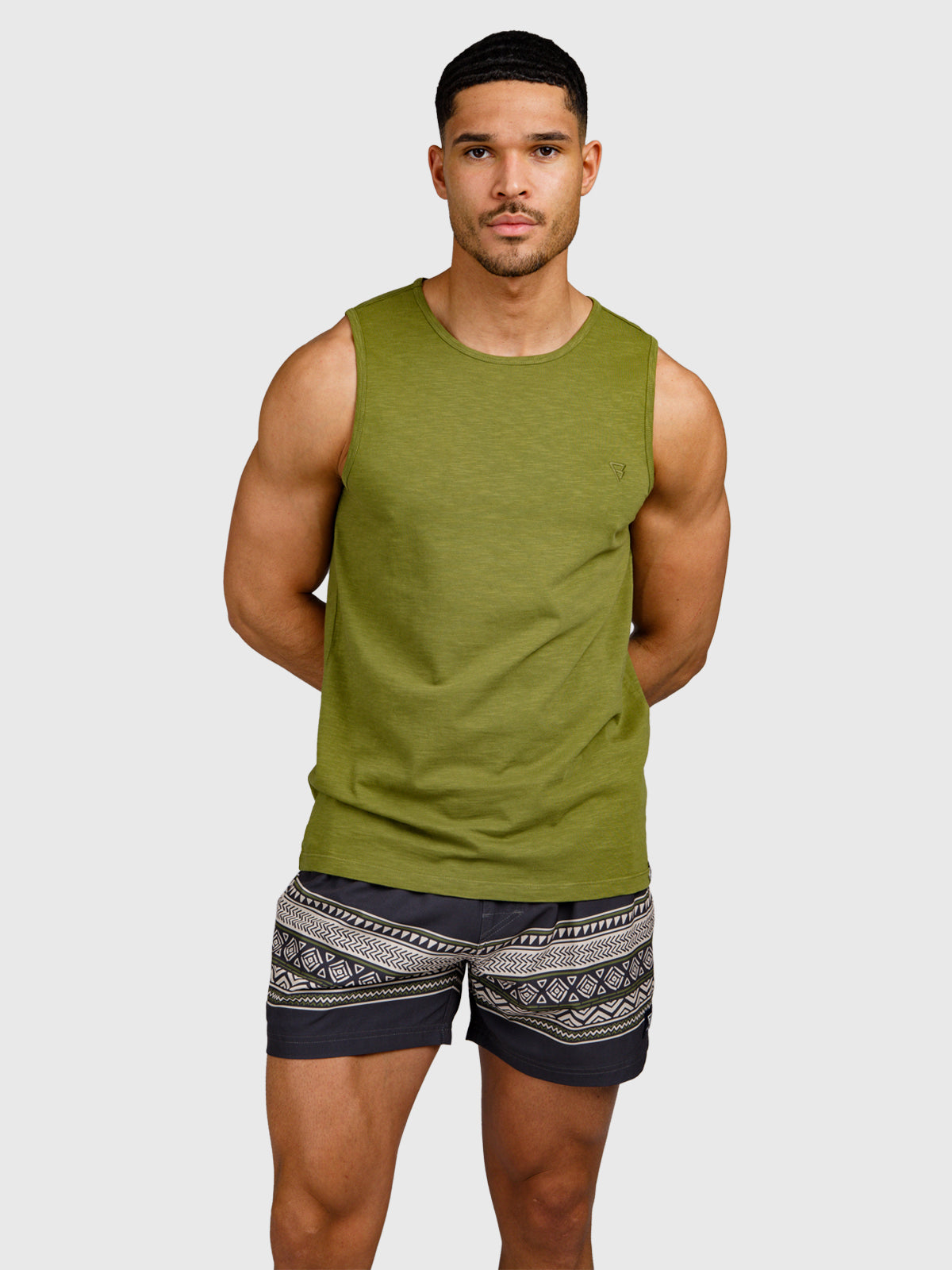 Malaku-Slub Men Singlet | Mayfly