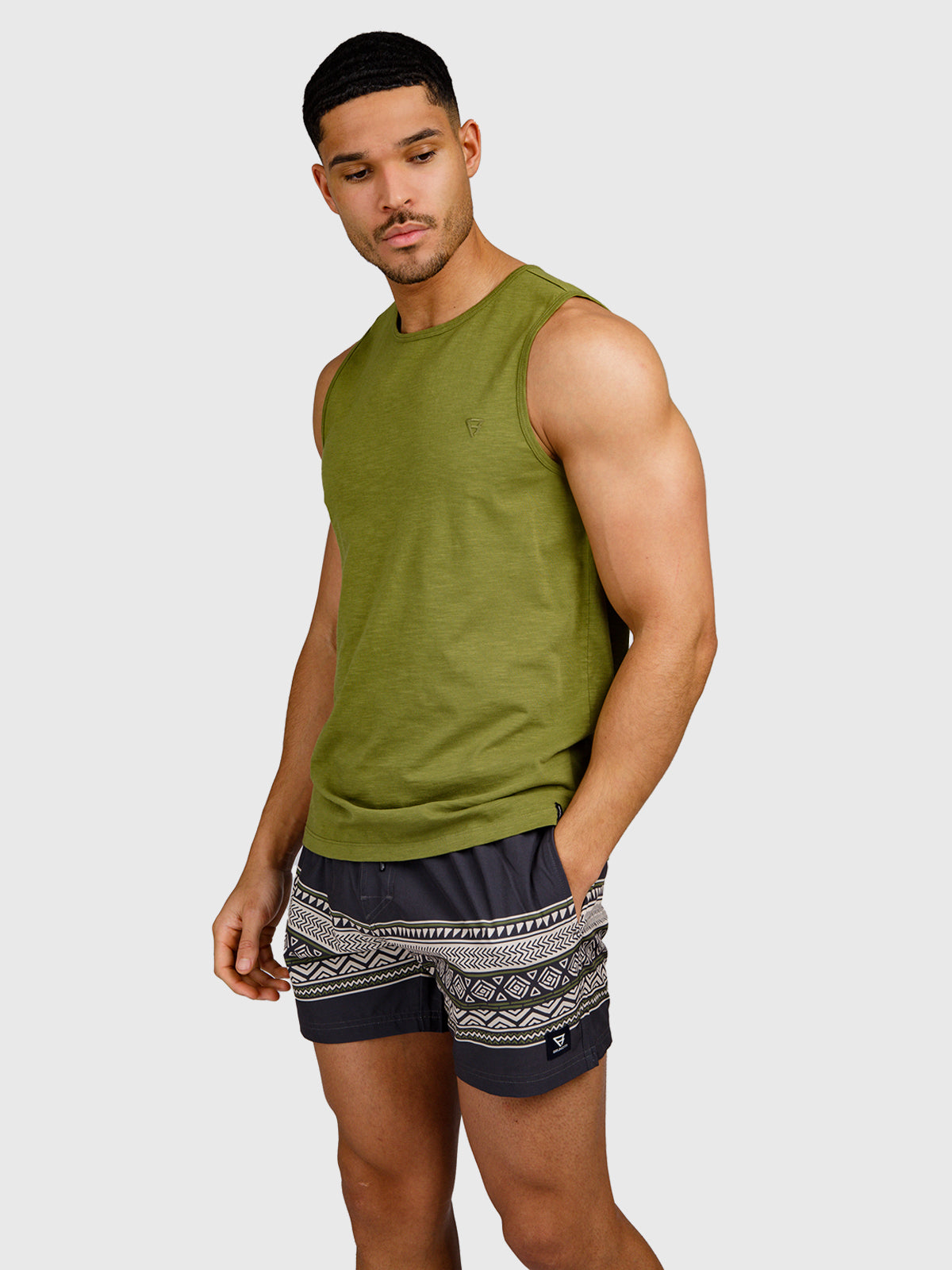 Malaku-Slub Men Singlet | Mayfly