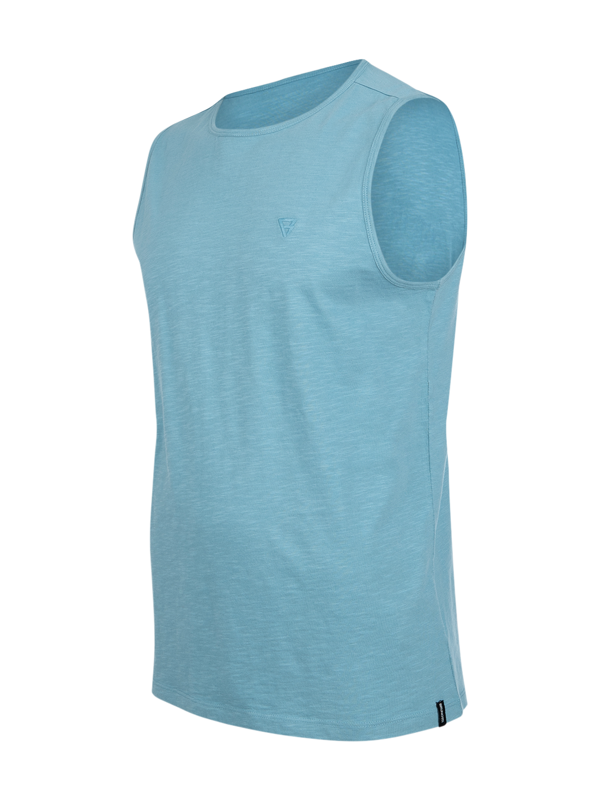Malaku-Slub Herren Singlet | Adriatic Blue