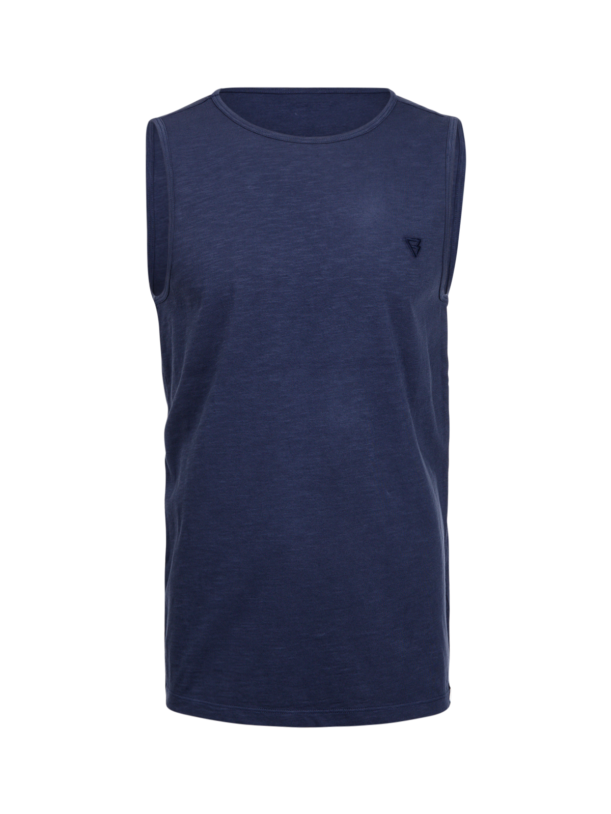 Malaku-Slub Men Singlet | Indigo Blue