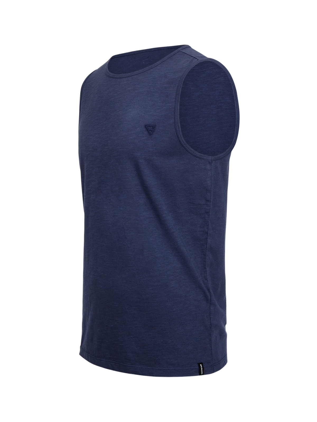 Malaku-Slub Men Singlet | Indigo Blue