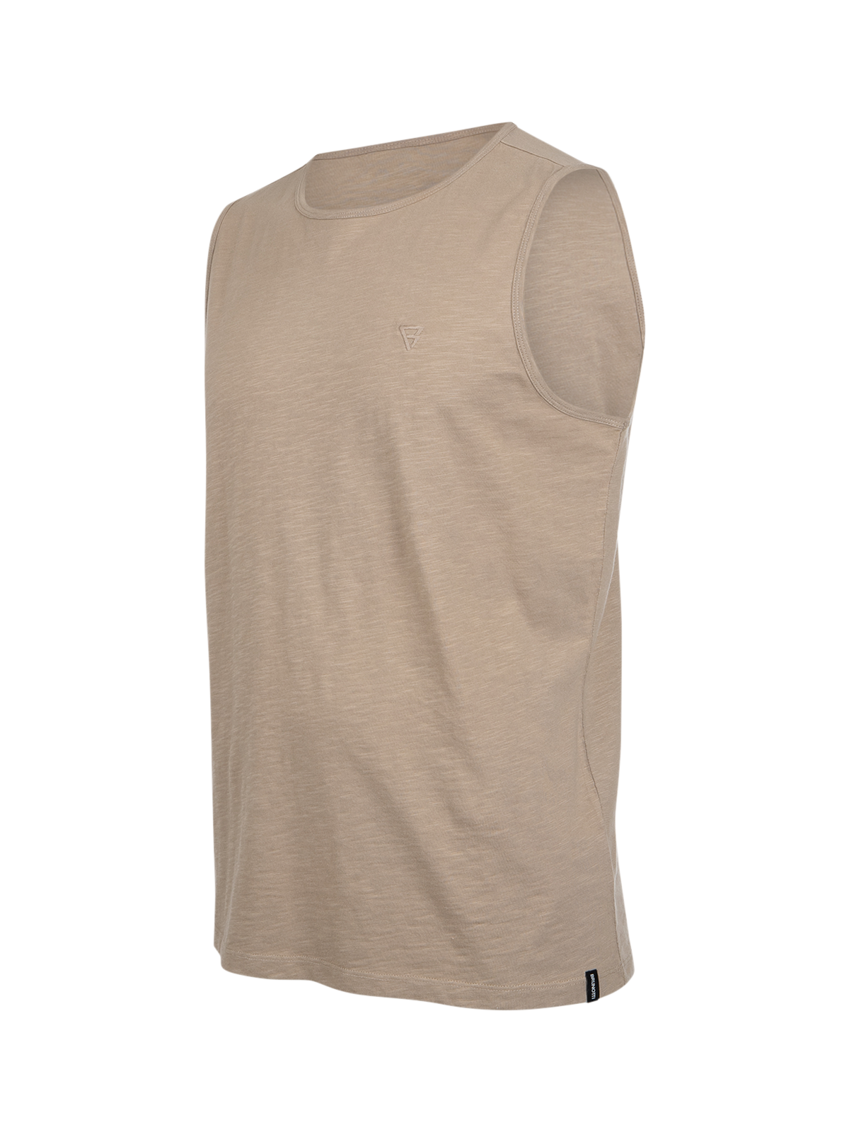 Malaku-Slub Herren Singlet | Chinchilla