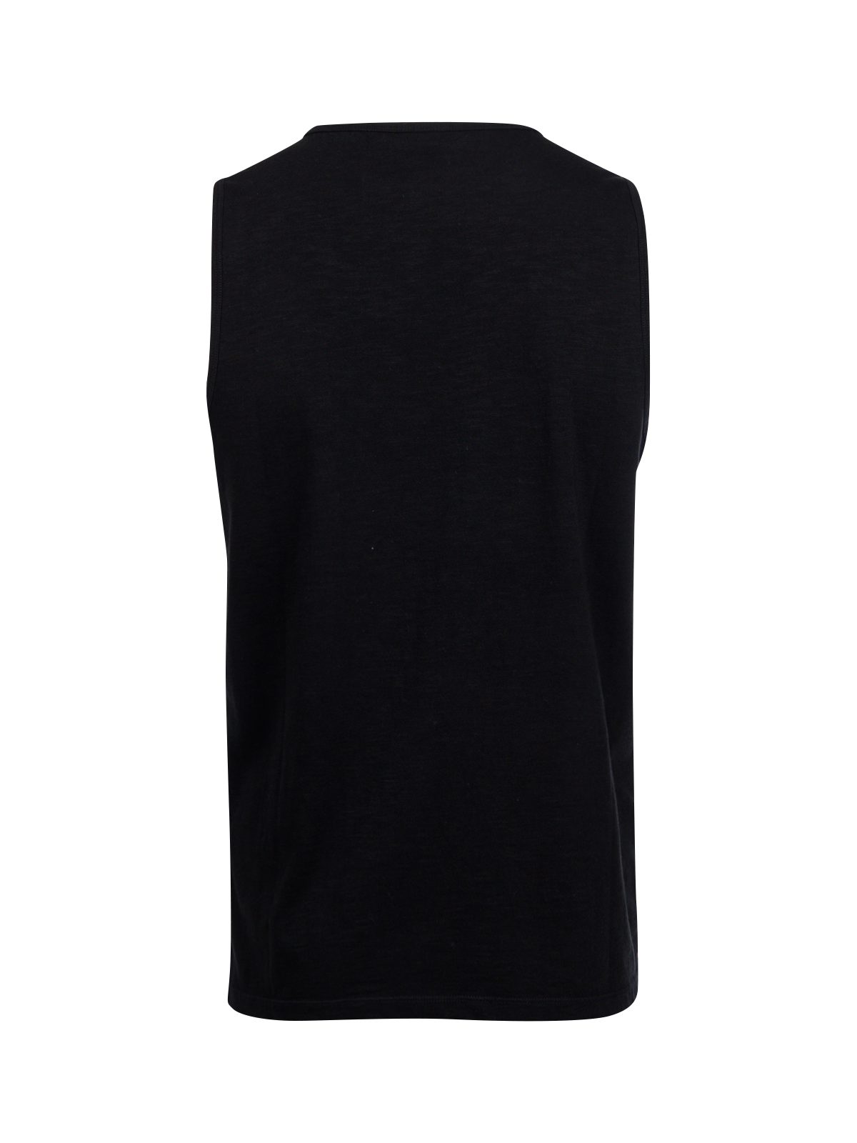 Malaku-Slub Herren Singlet | Schwarz