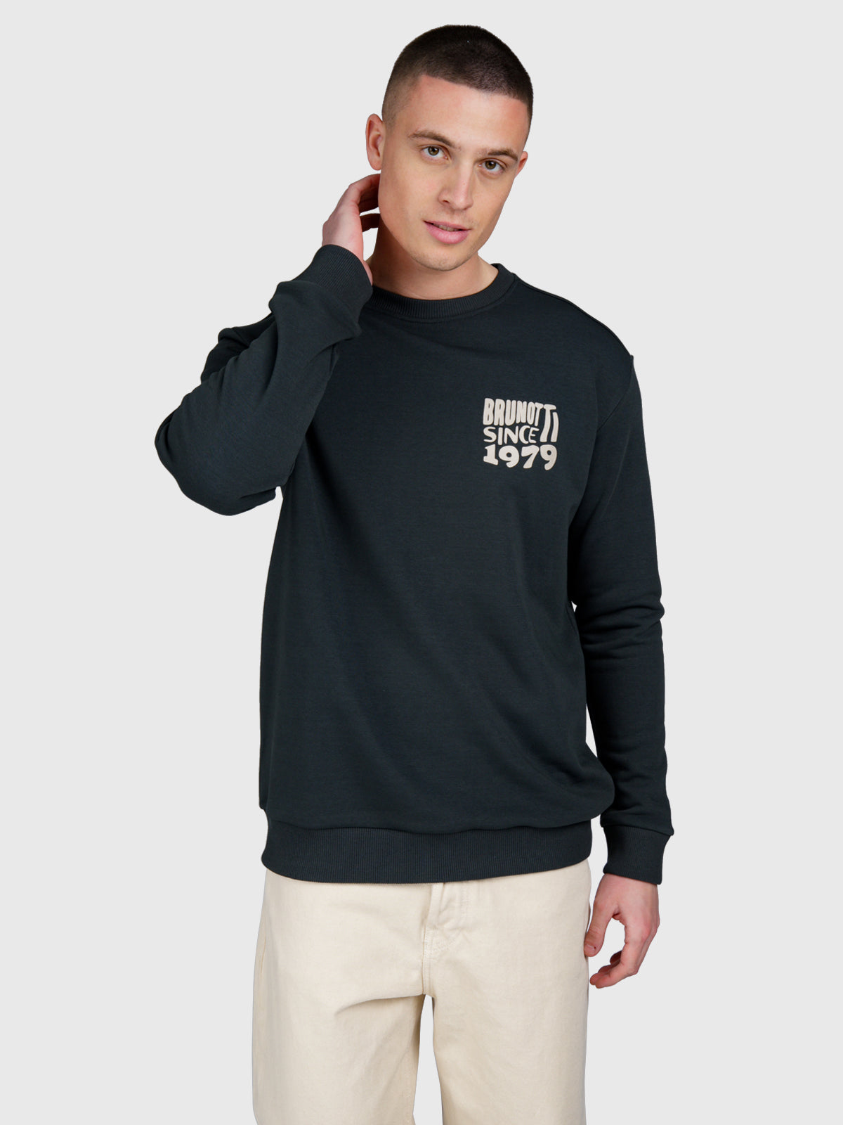 Vito Heren Sweater | Pirate Black