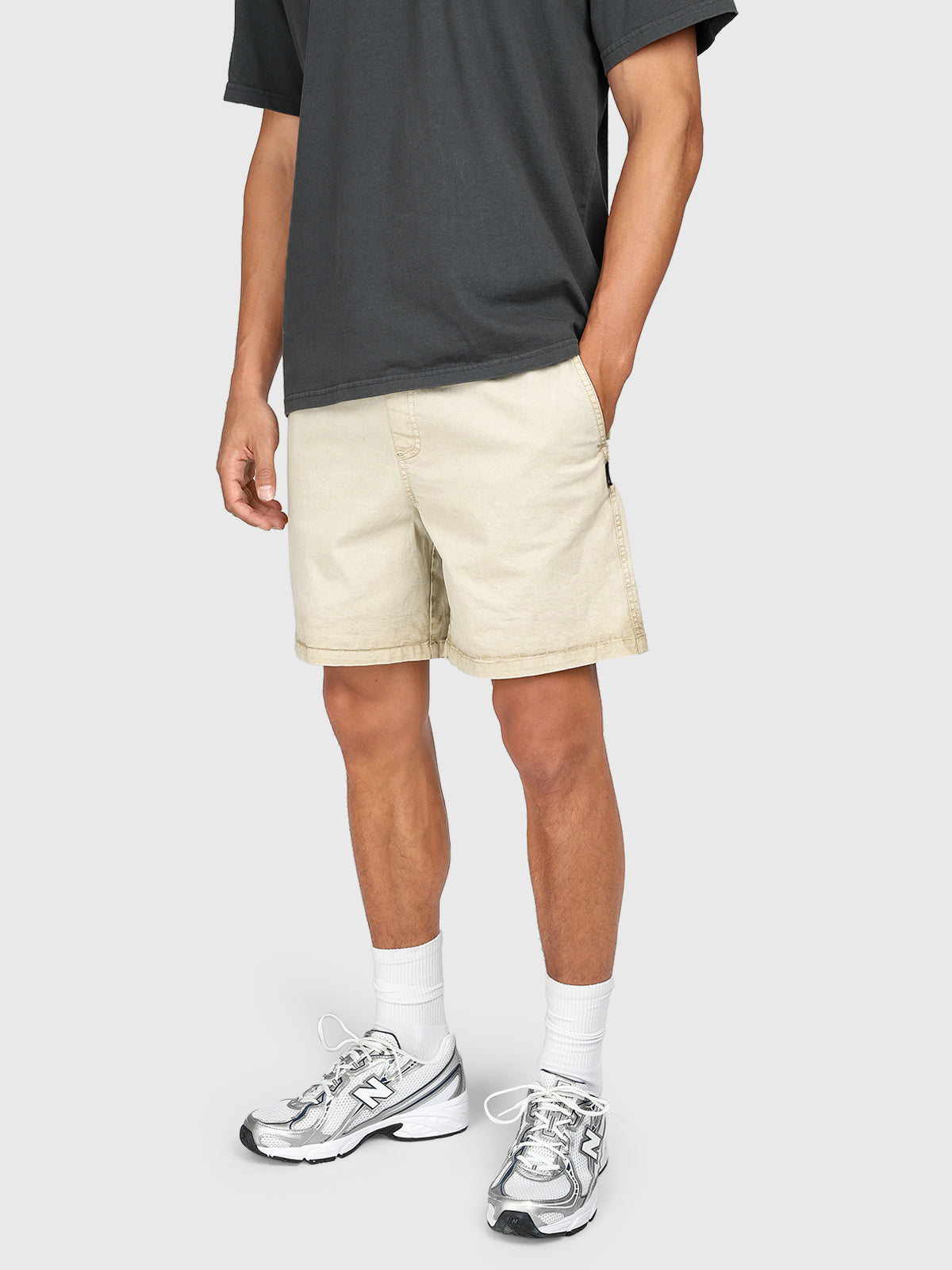 Alec Heren Walk Shorts | Feather Grey