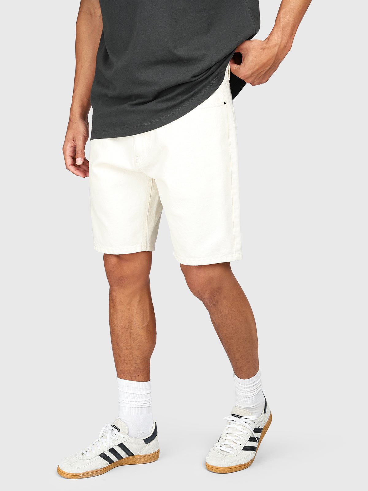 Relaxtime Heren Denim Shorts | Canvas