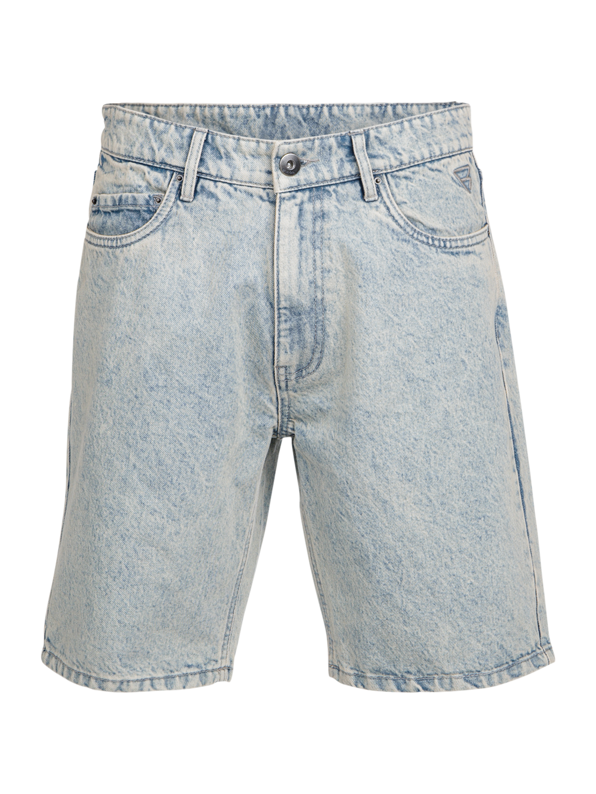 Relaxtime Heren Denim Shorts | Beige Blue Denim