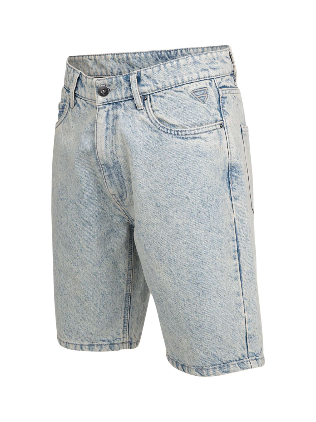 Relaxtime Heren Denim Shorts | Beige Blue Denim