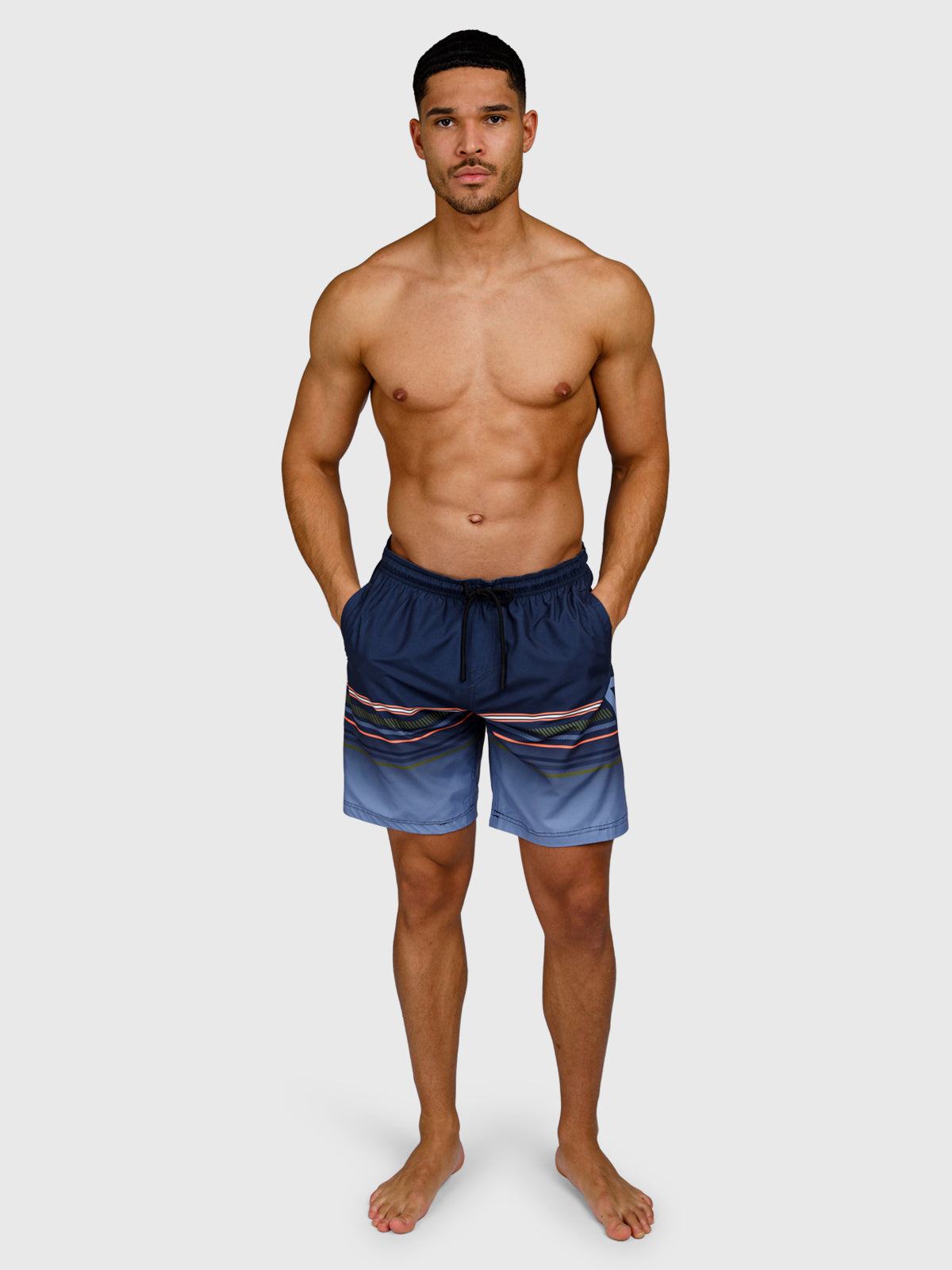 Cester-Long Men Swim Shorts | Indigo Blue