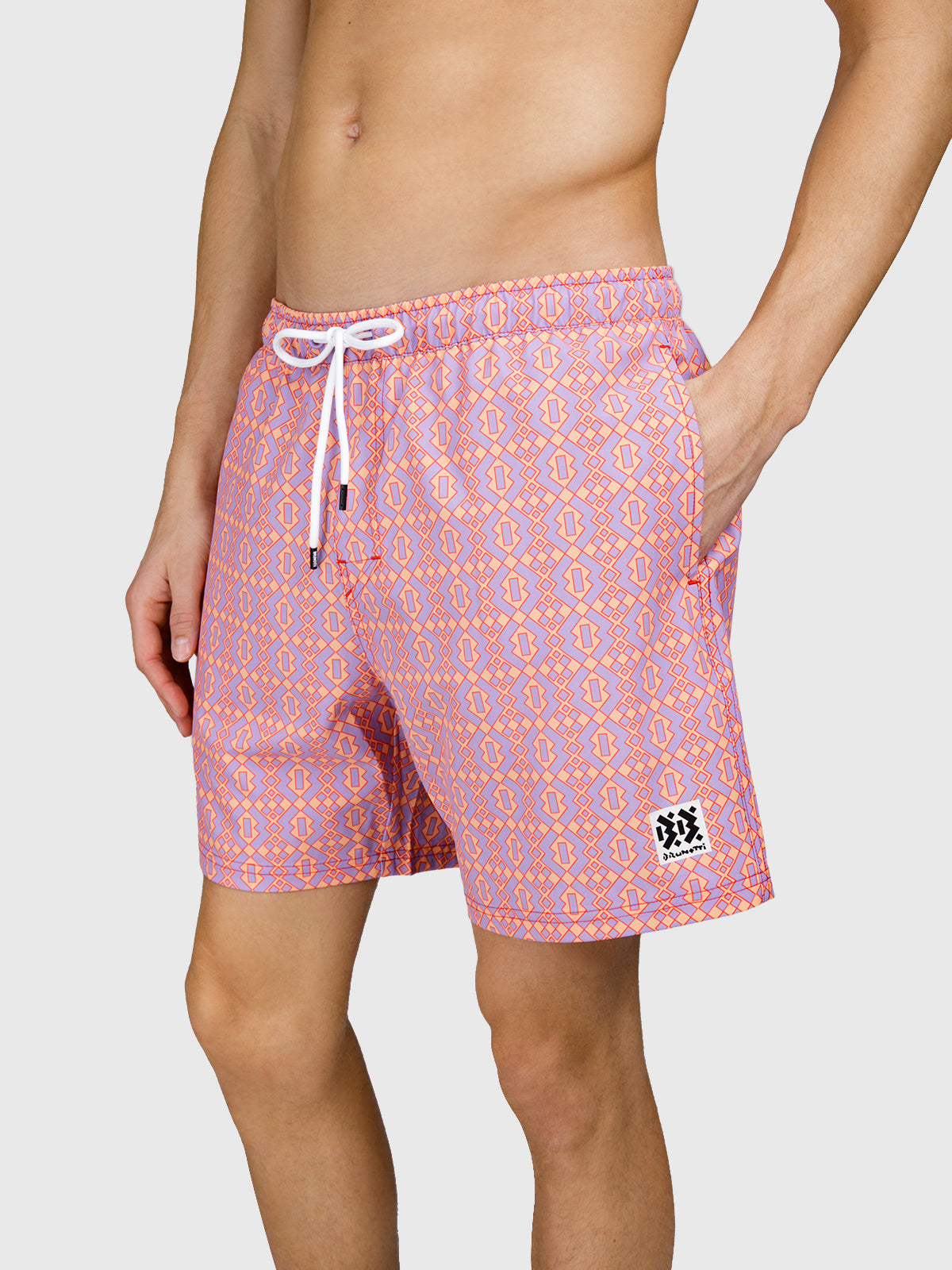 High-95 Men Swim Shorts | Wisteria