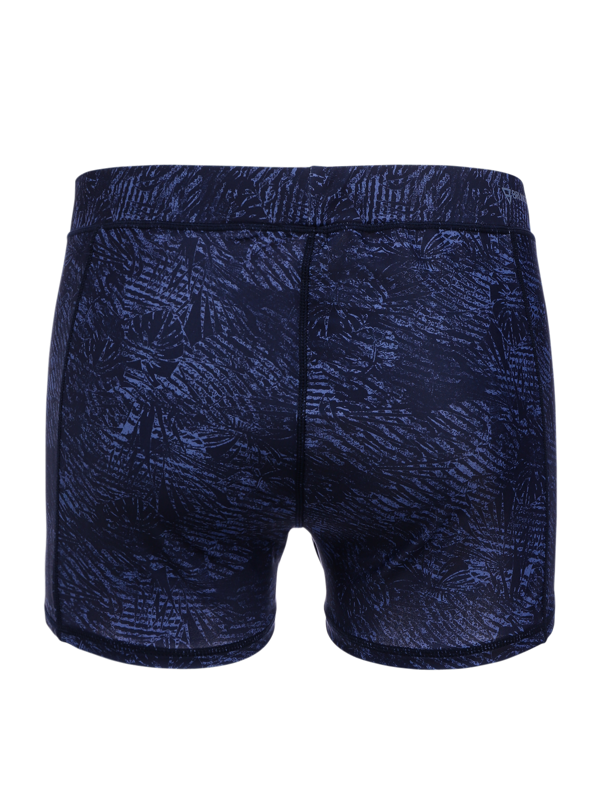 Samier-Print Men Swim Trunks | Indigo Blue