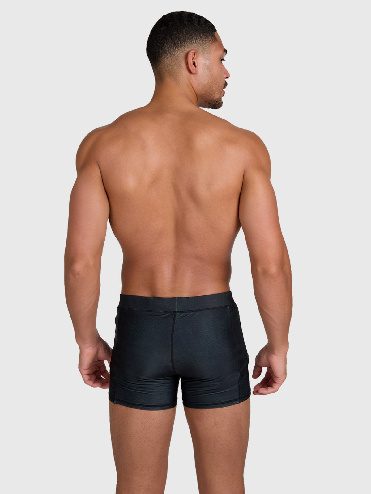 Samier-Print Heren Zwem Trunks | Zwart