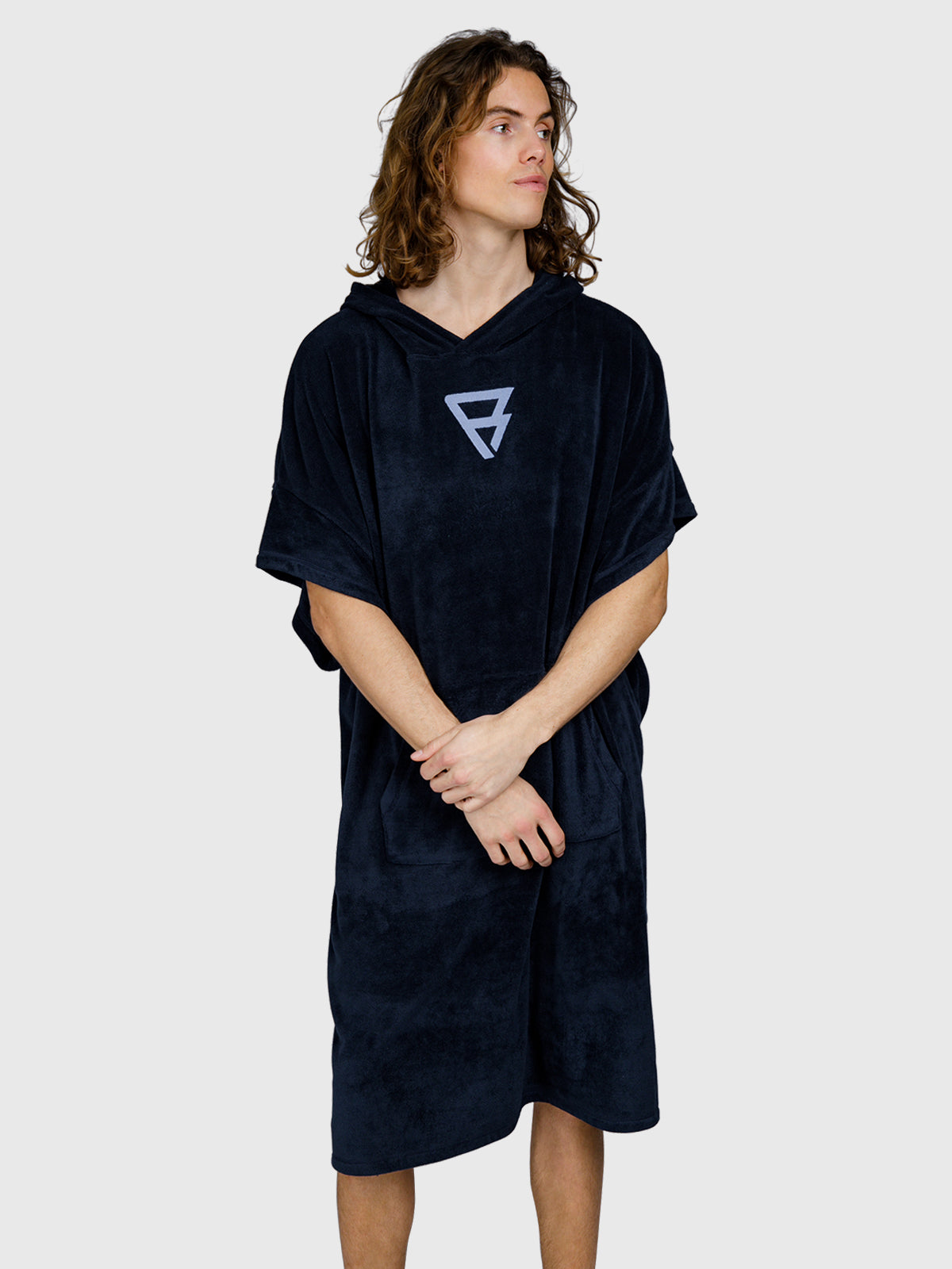 Ponchetto Men Poncho | Indigo Blue