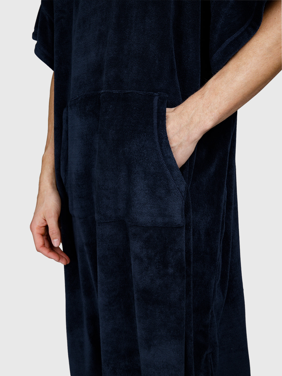 Ponchetto Men Poncho | Indigo Blue